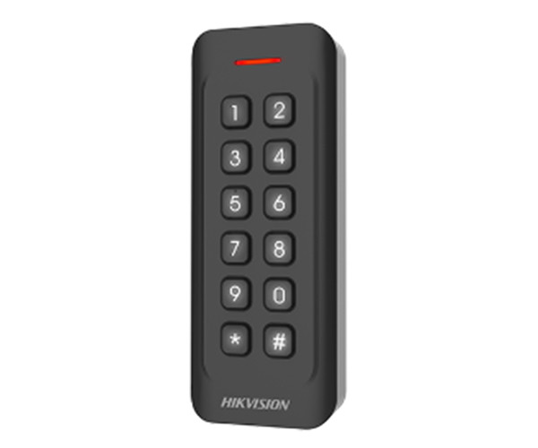 【?？低旾C密碼門禁讀卡器】海康威視HIKVISION數(shù)字鍵盤門禁IC讀卡器DS-K1802MK